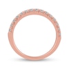 Thumbnail Image 2 of 1/2 CT. T.W. Certified Lab-Created Diamond Anniversary Band in 14K Rose Gold (F/VS2)