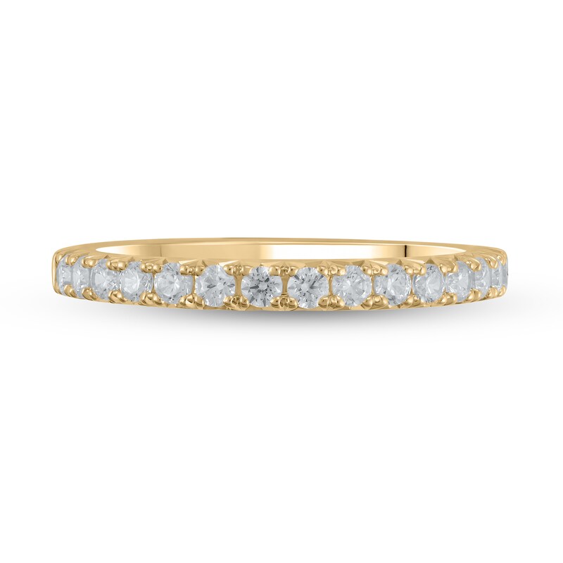 Main Image 1 of 1/2 CT. T.W. Certified Lab-Created Diamond Anniversary Band in 14K Gold (F/VS2)