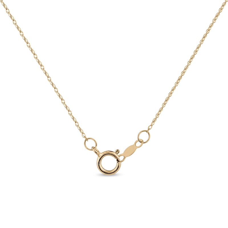 Main Image 4 of Oval Opal and 1/8 CT. T.W. Baguette and Round Diamond Starburst Frame Pendant in 10K Gold