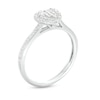 Thumbnail Image 3 of 1/5 CT. T.W. Heart-Shaped Multi-Diamond Frame Ring in 10K White Gold