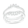 Thumbnail Image 1 of 1/3 CT. T.W. Baguette and Round Diamond Vintage-Style Solitaire Enhancer in 14K White Gold