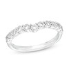 Thumbnail Image 1 of 1/4 CT. T.W. Diamond Contour Anniversary Band in 14K White Gold