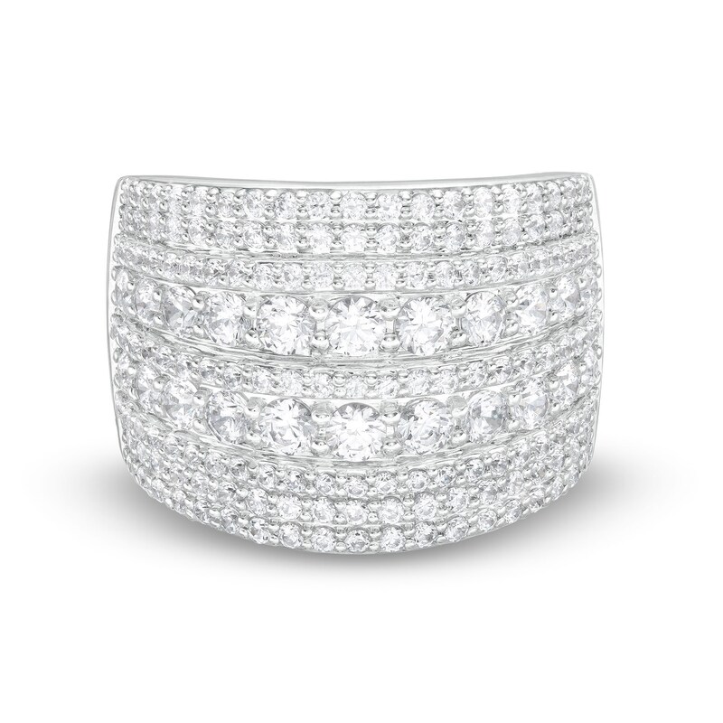 Main Image 1 of 2 CT. T.W. Diamond Multi-Row Anniversary Band in 14K White Gold