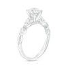 Thumbnail Image 2 of 2 CT. T.W. Certified Diamond Alternating Shank Engagement Ring in 14K White Gold (I/I1)