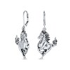 Thumbnail Image 1 of Oxidized Horse Drop Earrings in Sterling Silver
