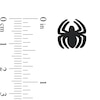 Thumbnail Image 2 of Men's Spider Faux Ear Plug Stud Earrings in Black Stainless Steel