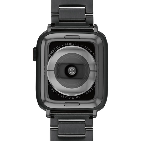 Men's Coach Apple Straps Black IP Interchangeable Replacement Band Smart Watch Attachment (Model: 14700150)