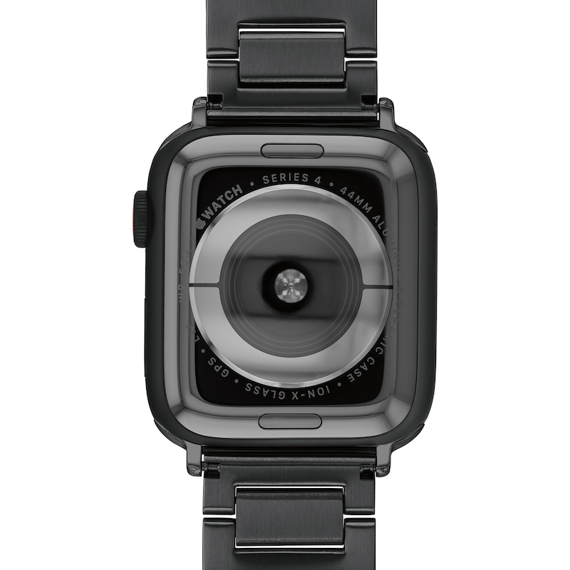 Main Image 4 of Men's Coach Apple Straps Black IP Interchangeable Replacement Band Smart Watch Attachment (Model: 14700150)