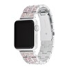 Thumbnail Image 1 of Ladies' Coach Apple Straps Ombré Crystal Accent Interchangeable Replacement Band Smart Watch Attachment (Model:14700148)