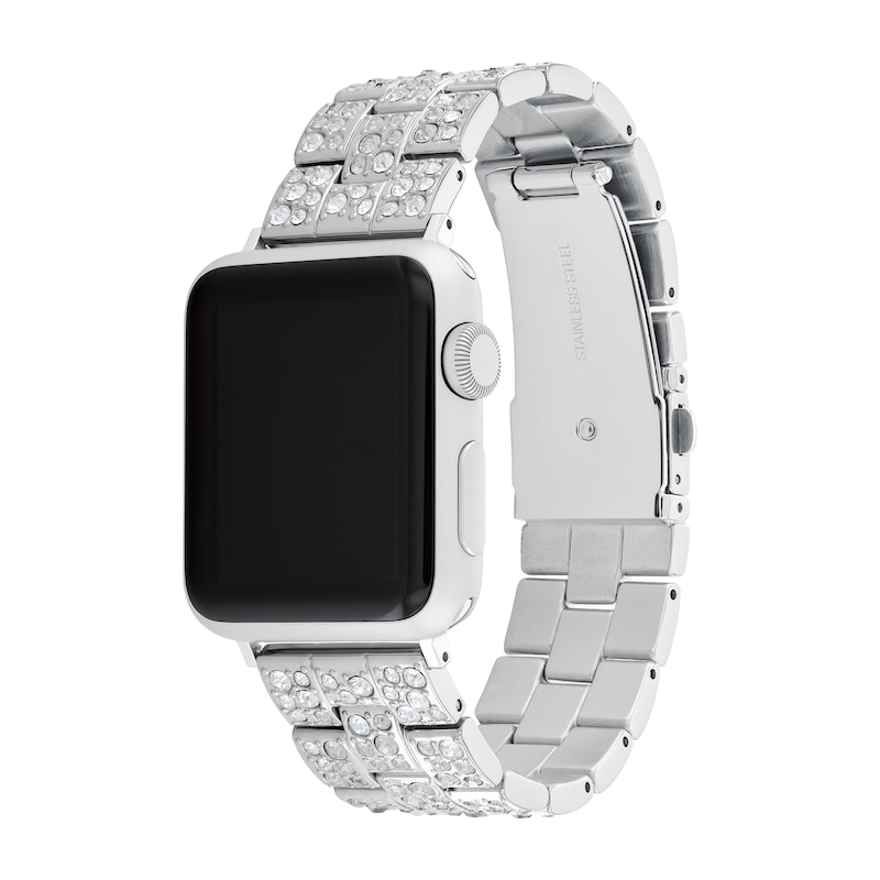 Ladies' Coach Apple Straps Crystal Accent Interchangeable Replacement Band Smart Watch Attachment (Model: 14700149)