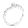 Thumbnail Image 3 of 1/3 CT. T.W. Certified Lab-Grown Diamond Bypass Ring in 14K White Gold (F/SI2)
