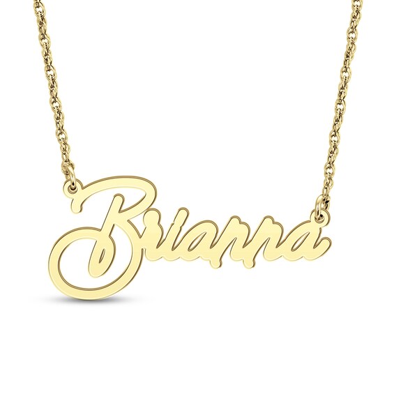 Italic Script Name Necklace (1 Line) Zales