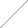 Thumbnail Image 2 of Blue and White Lab-Created Sapphire Alternating Line Bracelet in Sterling Silver - 7.25"