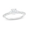 Thumbnail Image 1 of 1 CT. T.W. Oval Diamond Engagement Ring in 14K White Gold