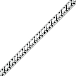 8.0mm Link Chain Bracelet in Solid Sterling Silver  - 8.0"