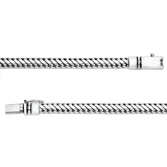 8.0mm Link Chain Bracelet in Solid Sterling Silver - 8.0"
