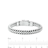 Thumbnail Image 4 of 8.0mm Link Chain Bracelet in Solid Sterling Silver  - 8.0"