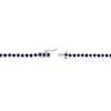 Thumbnail Image 3 of 3.0mm Blue Lab-Created Sapphire Tennis Bracelet in Sterling Silver - 7.25"