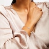 Thumbnail Image 1 of The Kindred Heart from Vera Wang Love Collection Cultured Freshwater Pearl and Diamond Heart Bracelet in Sterling Silver