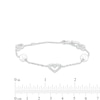 Thumbnail Image 3 of The Kindred Heart from Vera Wang Love Collection Cultured Freshwater Pearl and Diamond Heart Bracelet in Sterling Silver