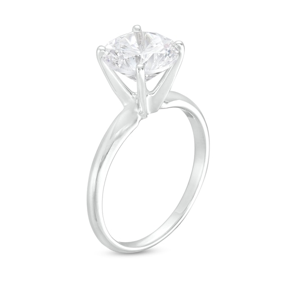 2-1/2 CT. Certified Lab-Grown Diamond Solitaire Engagement Ring in 14K White Gold (I/Si2)