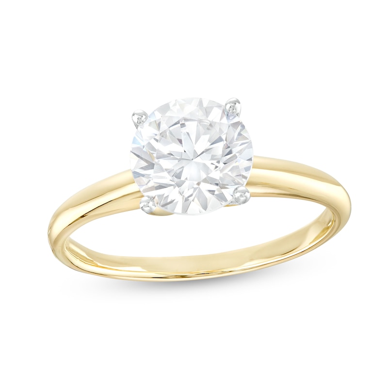 Main Image 1 of 2 CT. Certified Lab-Grown Diamond Solitaire Engagement Ring in 14K Gold (I/SI2)