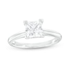 Thumbnail Image 1 of 2 CT. Certified Princess-Cut Lab-Grown Diamond Solitaire Engagement Ring in 14K White Gold (I/SI2)