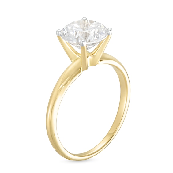 2-1/2 CT. Certified Lab-Grown Diamond Solitaire Engagement Ring in 14K Gold (I/Si2)