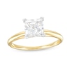 Thumbnail Image 1 of 2 CT. Certified Princess-Cut Lab-Grown Diamond Solitaire Engagement Ring in 14K Gold (I/SI2)
