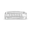 Thumbnail Image 3 of Men's 1/2 CT. T.W. Diamond Raised Five Stone Ring in 10K White Gold