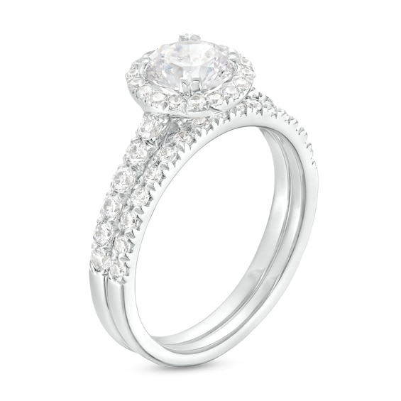 1-3/4 CT. T.w. Certified Lab-Grown Diamond Frame Bridal Set in 14K White Gold (I/Si2)
