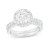 Thumbnail Image 1 of 2-7/8 CT. T.W. Certified Lab-Grown Diamond Frame Bridal Set in 14K White Gold (I/SI2)