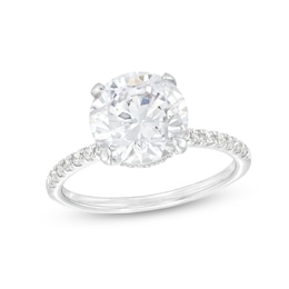 3-1/4 CT. T.W. Certified Lab-Grown Diamond Engagement Ring in 14K White Gold (I/SI2)