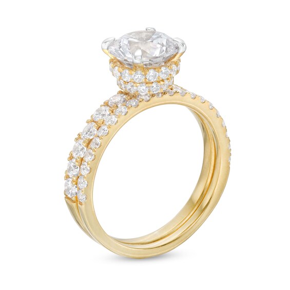 3 CT. T.w. Certified Lab-Grown Diamond Bridal Set in 14K Gold (I/Si2)