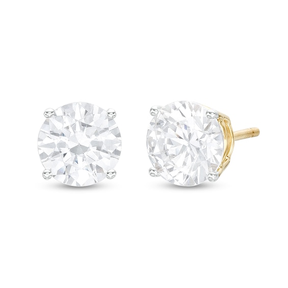 2 CT. T.w. Certified Lab-Grown Diamond Solitaire Stud Earrings in 14K Gold (F/Vs2)