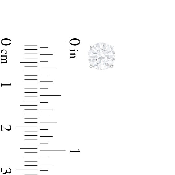 2 CT. T.w. Certified Lab-Grown Diamond Solitaire Stud Earrings in 14K Gold (F/Vs2)
