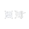 Thumbnail Image 1 of 3 CT. T.W. Certified Princess-Cut Lab-Grown Diamond Solitaire Stud Earrings in 14K White Gold (F/VS2)