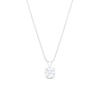 Thumbnail Image 0 of 1-1/2 CT. Certified Lab-Created Diamond Solitaire Pendant in 14K White Gold (F/VS2)