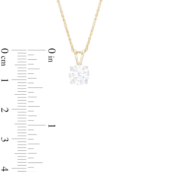 1-1/2 CT. Certified Lab-Grown Diamond Solitaire Pendant in 14K Gold (F/Vs2)