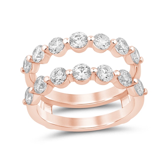 2 CT. T.w. Certified Lab-Grown Diamond Solitaire Enhancer in 14K Rose Gold (F/Vs2)