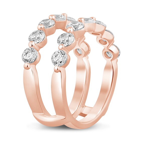 2 CT. T.w. Certified Lab-Grown Diamond Solitaire Enhancer in 14K Rose Gold (F/Vs2)