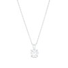 Thumbnail Image 0 of 2 CT. Certified Lab-Created Diamond Solitaire Pendant in 14K White Gold (F/VS2)