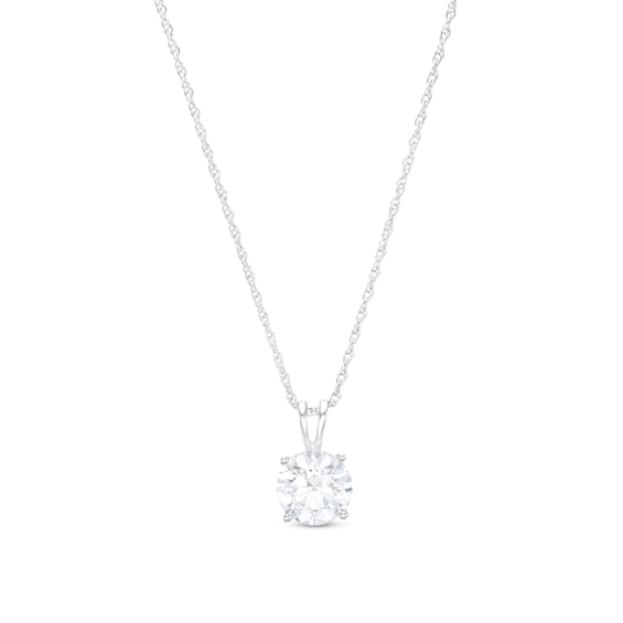 2 CT. Certified Lab-Grown Diamond Solitaire Pendant in 14K Gold (F/Vs2