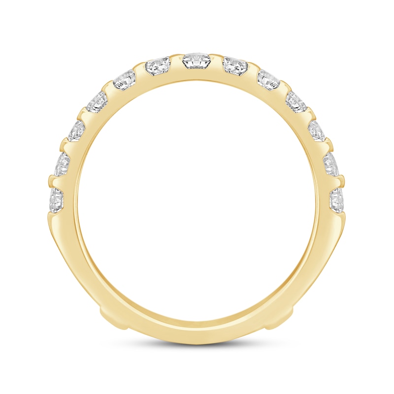 Main Image 3 of 1-1/2 CT. T.W. Certified Lab-Grown Diamond Contour Solitaire Enhancer in 14K Gold (F/VS2)