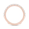 Thumbnail Image 3 of 1-1/2 CT. T.W. Certified Lab-Grown Diamond Contour Solitaire Enhancer in 14K Rose Gold (F/VS2)