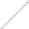 Thumbnail Image 1 of Vera Wang Men Barbed Wire Link Bracelet in Sterling Silver - 8.5"