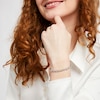 Thumbnail Image 2 of 5 CT. T.W. Certified Lab-Grown Diamond Alternating Oval Link Bracelet in 14K White Gold (F/SI2)