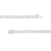 Thumbnail Image 3 of 5 CT. T.W. Certified Lab-Grown Diamond Alternating Oval Link Bracelet in 14K White Gold (F/SI2)