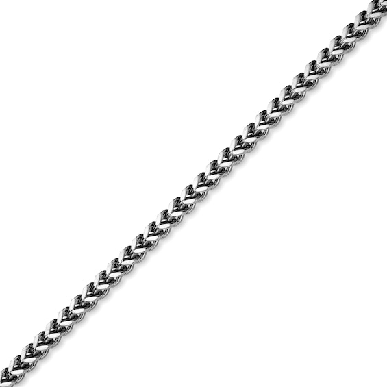 Men's 4.0mm Brushed-Finish Foxtail Chain Necklace in Solid Stainless Steel - 30"