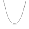 Thumbnail Image 1 of Men's 3.0mm Wheat Chain Necklace in Solid Stainless Steel  - 30"